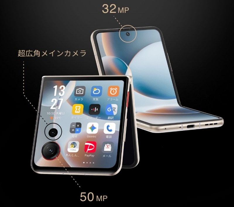 Nubia Flip3 Details