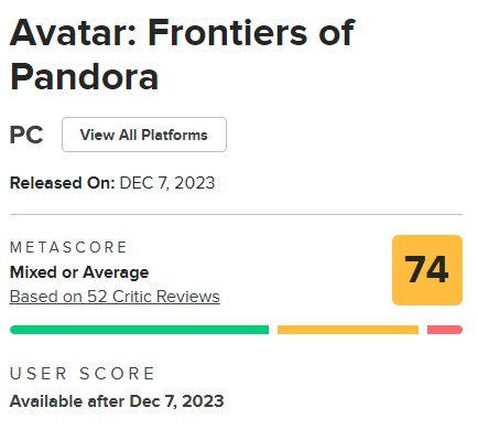 Un jeu magnifique au gameplay banal : les critiques ont réservé un accueil mitigé à Avatar : Frontiers of Pandora d'Ubisoft.-2