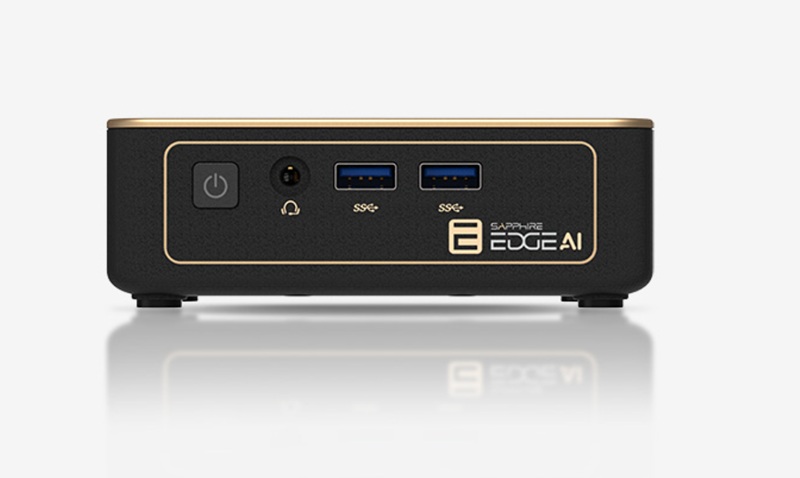 Підключення та порти міні-PC Sapphire Edge AI
