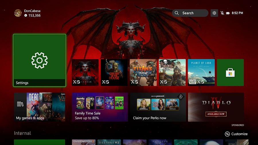 Користувачам консолей Xbox Series стала доступна безкоштовна динамічна тема в стилі Diablo IV-2