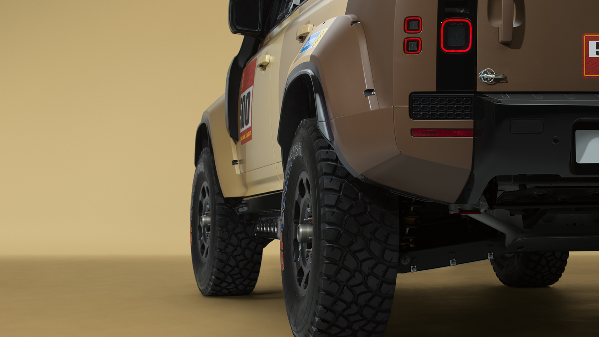 Defender Dakar in extreme conditions