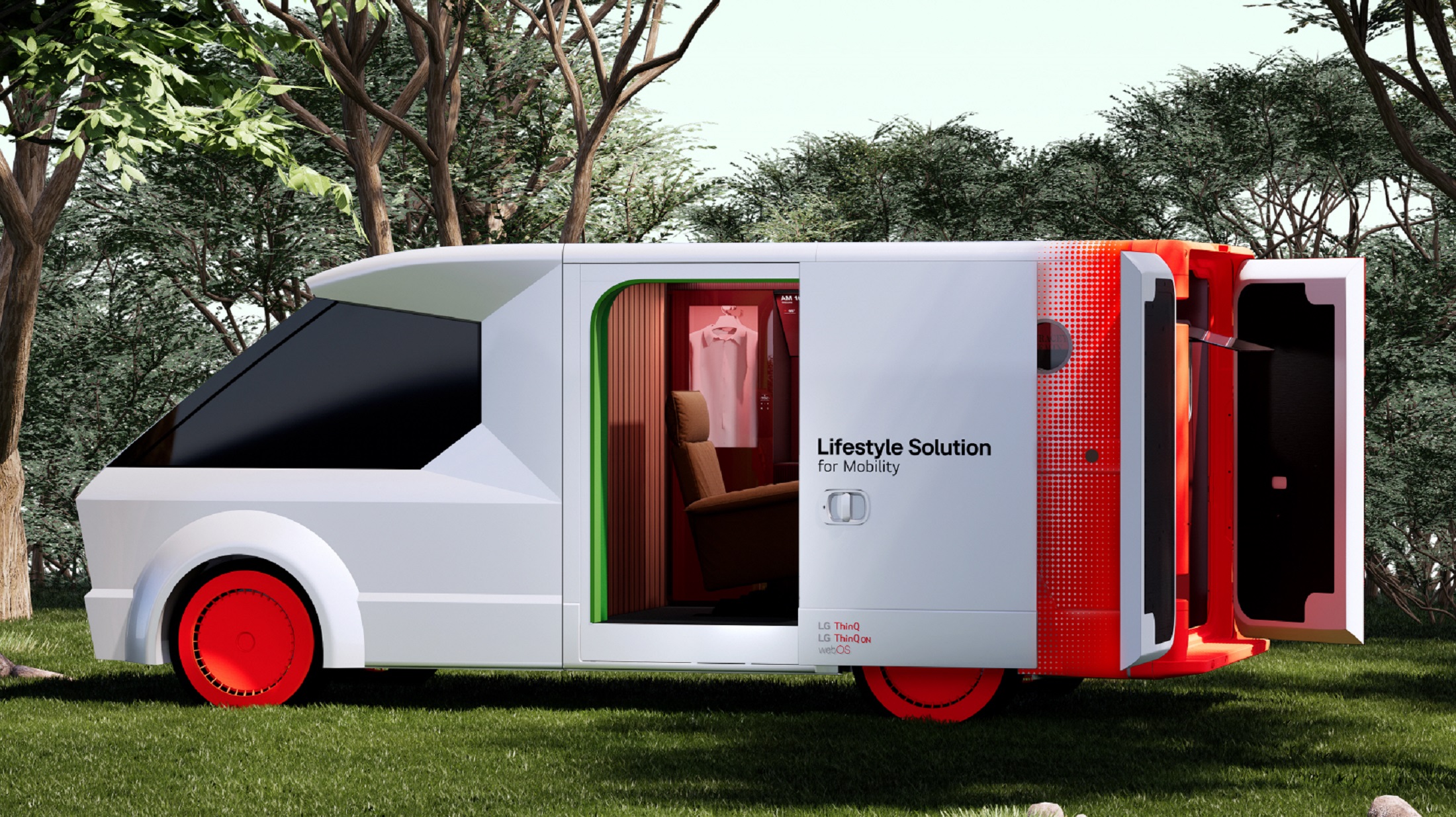 Футуристичний зовнішній вигляд фургона Lifestyle Solution for Mobility
