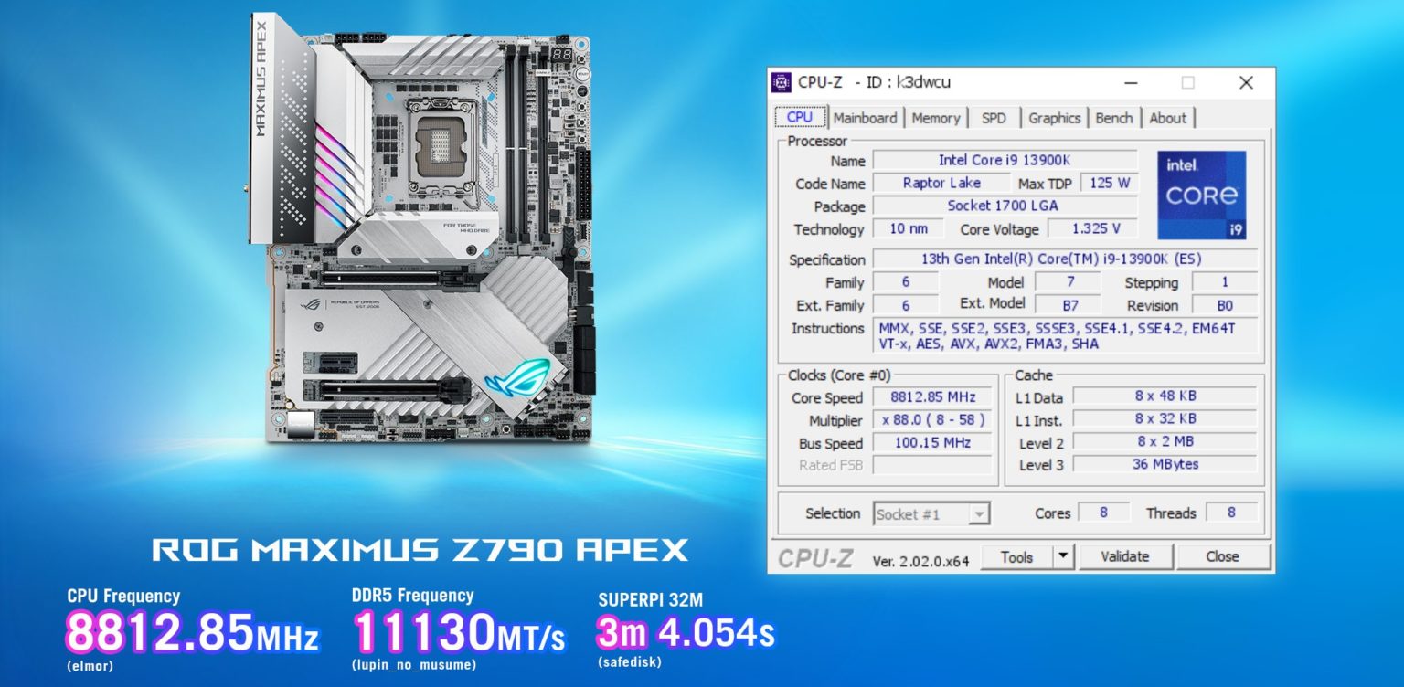 Intel Core i9-13900K broke the world overclocking record among consumer processors, which lasted more than eight years-3