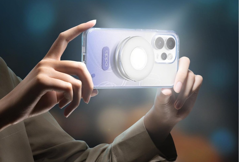 Oppo Magnetic Halo Flash Light - Вид збоку