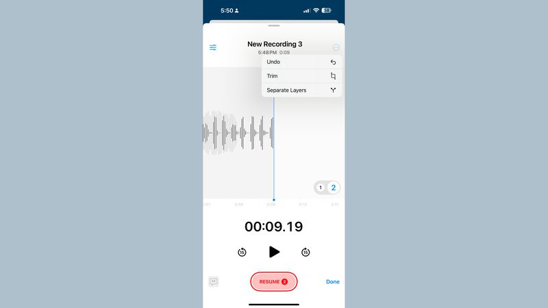Многоуровневые голосовые заметки в iOS 18.2