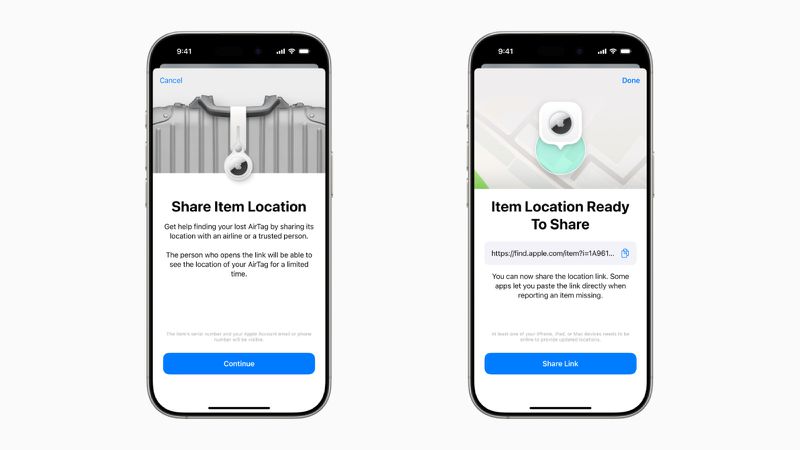 iOS 18.2 Поділитися місцезнаходженням