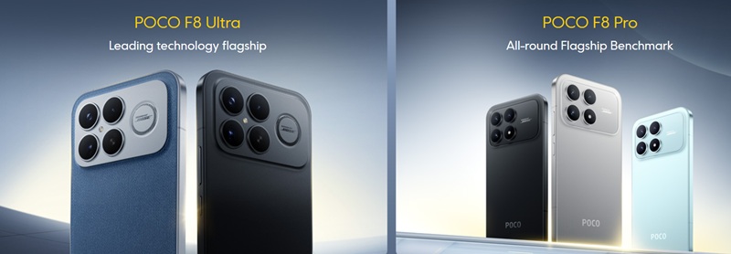 Image of the Poco F8 smartphone