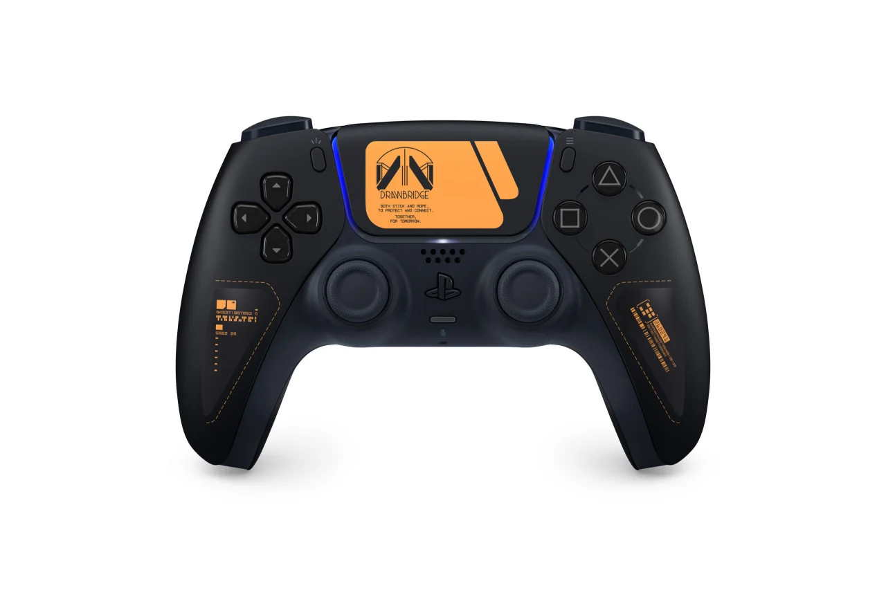 PS5 Death Stranding 2 gamepad in Midnight Black