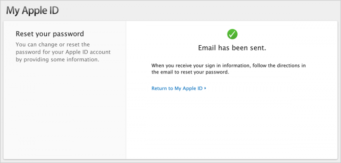 App Store забув пароль