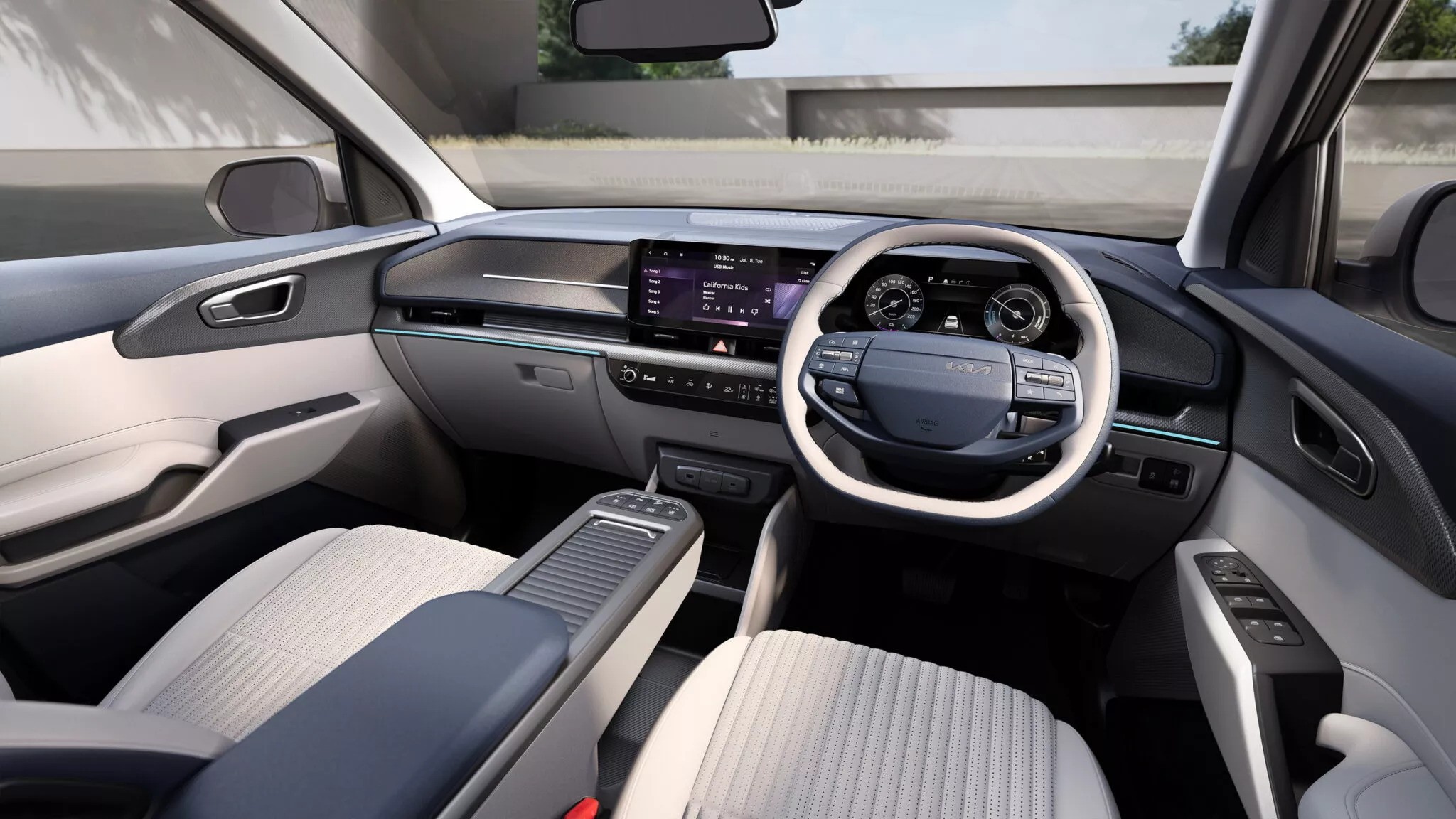 Kia Carens Clavis EV задній вигляд