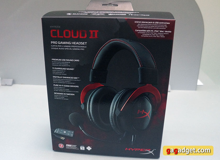 Обзор геймерской гарнитуры Kingston HyperX Cloud II-2