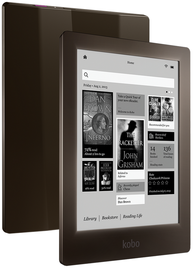 Kobo Aura HD: 6.8" ридер с разрешением 1440x1080 и подсветкой за $170 (в США)-2