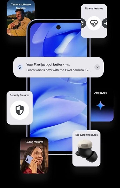 Fonctionnalité de protection contre le vol dans le Google Pixel 9a