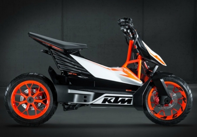 Дизайнерское бюро KISKA представило внедорожный электроскутер KTM Freeride E-Speed