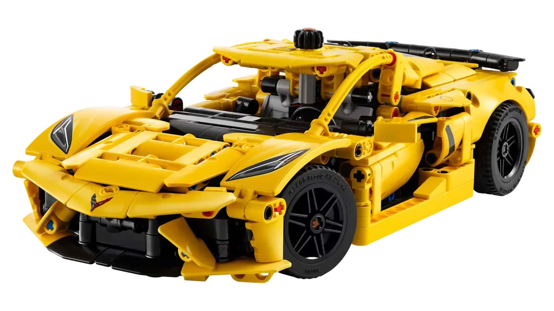 Інтер'єр моделі Lego Technic Corvette Stingray C8