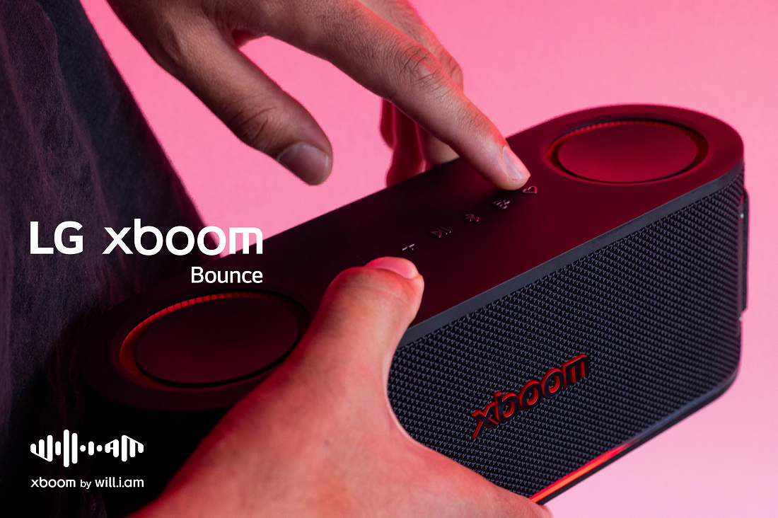 LG xboom Bounce speaker