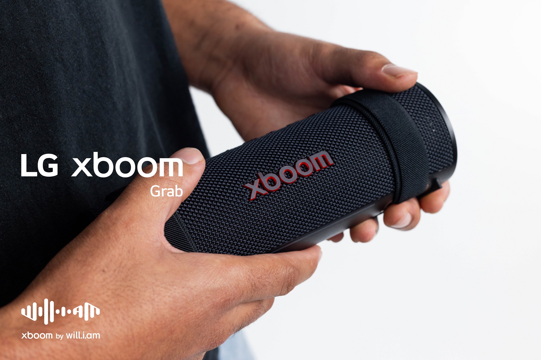 LG xboom Grab speaker