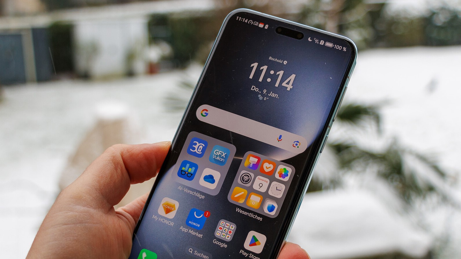 Вырез на дисплее Magic7 Pro. Иллюстрация: Notebookcheck