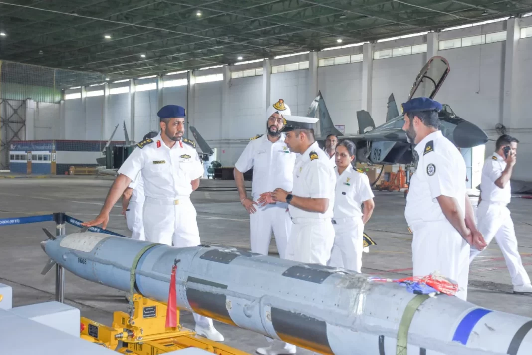 India has received Israeli Rampage aeroballistic missiles with a 150kg warhead and a range of over 250km for MiG-29K fighters