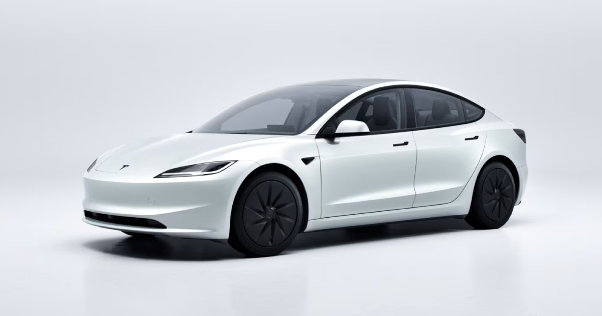 Тестовая версия Tesla Model 3