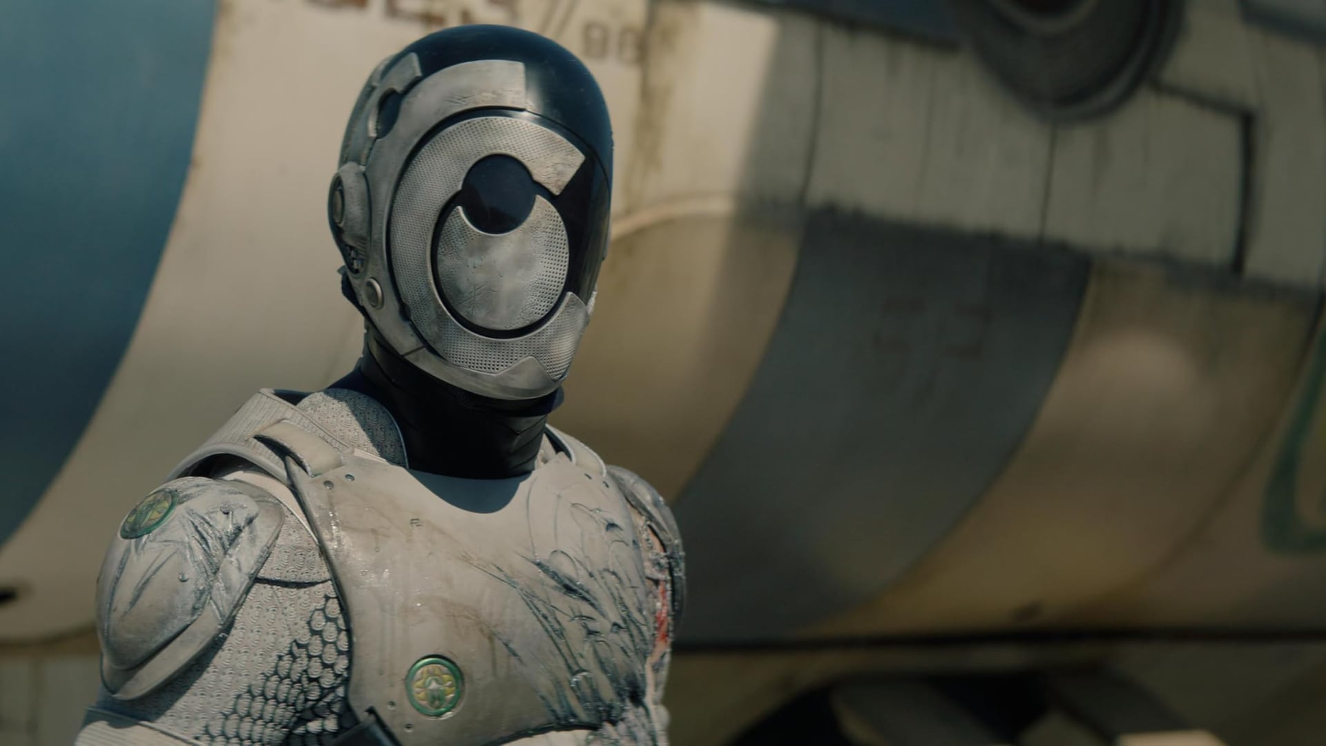 A still from the Murderbot series