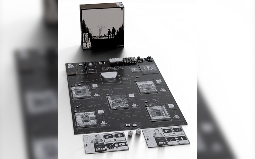 Naughty Dog a annoncé le jeu de société The Last of Us : Escape the Dark dans un style noir et blanc. Il aura des règles simples et mettra l'accent sur la coopération.-2