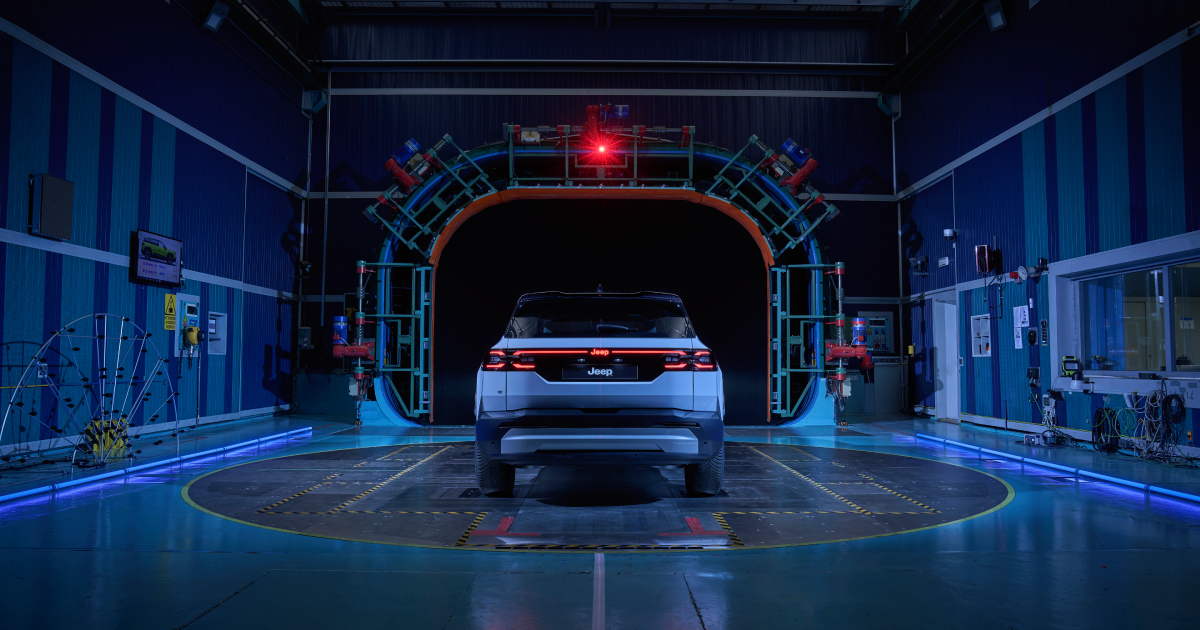 Новий Jeep Compass в аеродинамічній трубі