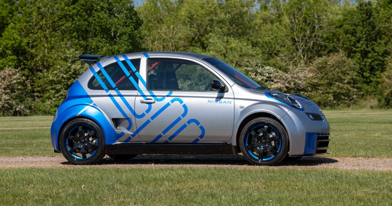 Nissan Micra 350SR in the landscape