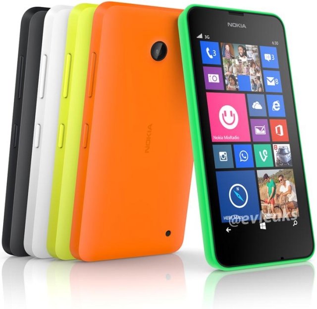 Смартфоны Nokia Lumia 630 и 635 выйдут в пяти цветовых вариантах