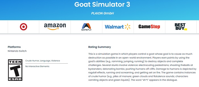 It looks like Goat Simulator 3 will be coming to Nintendo Switch: the ESRB rating agency confirms it-2