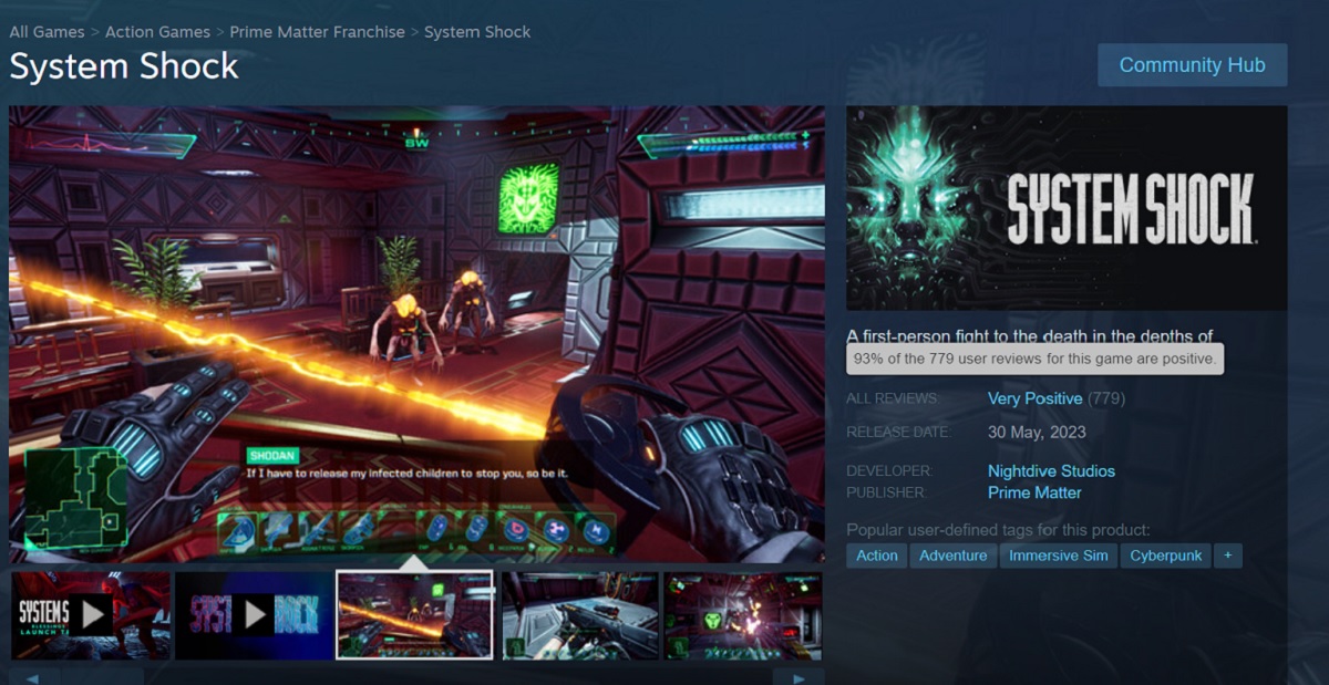 Les joueurs sont enthousiastes à propos du remake de System Shock ! Le jeu reçoit les meilleures critiques sur Steam.-2