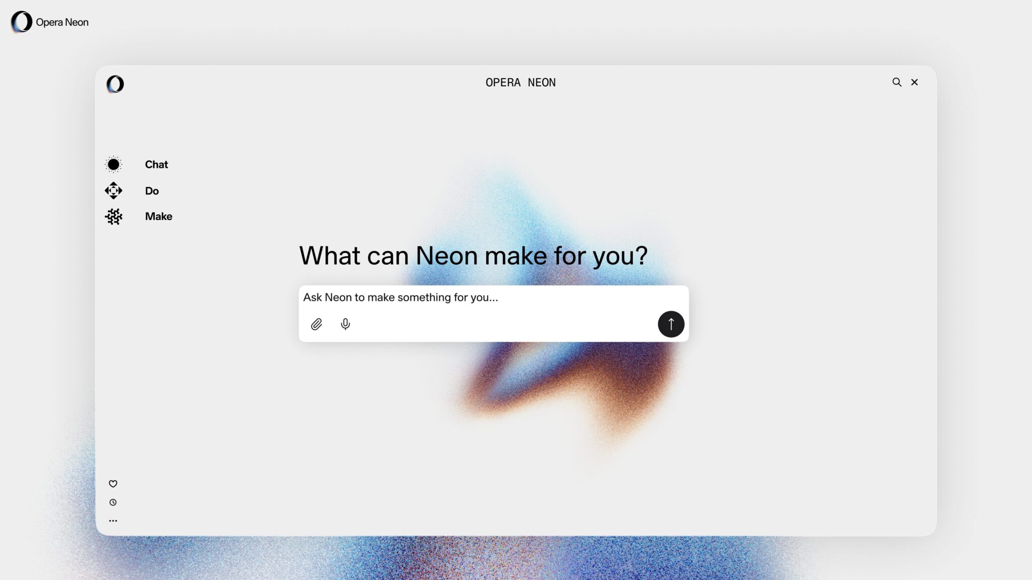 Новий браузер Opera Neon