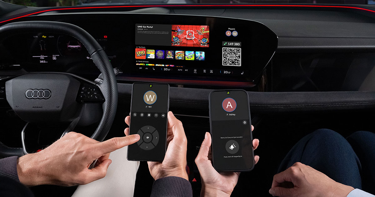 Audi AirConsole in the car