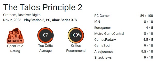 Чудова головоломка з глибоким змістом: критики в захваті від The Talos Principle 2 і ставлять грі високі бали-2