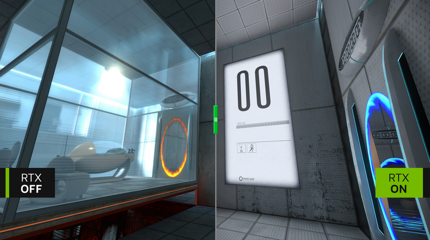 NVIDIA a annoncé la configuration requise pour Portal avec RTX et a annoncé que le remaster sera disponible sur Steam le 8 décembre.-3