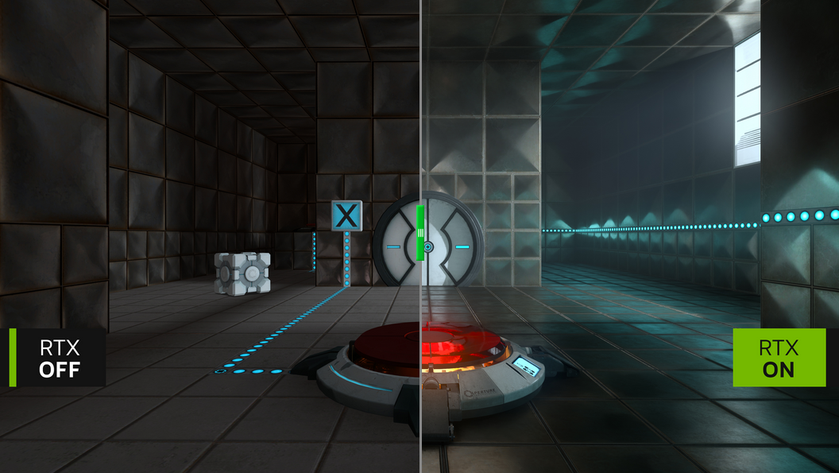 NVIDIA a annoncé la configuration requise pour Portal avec RTX et a annoncé que le remaster sera disponible sur Steam le 8 décembre.-6