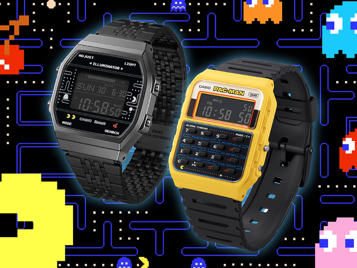Годинники з колекції Pac-Man x Casio Vintage