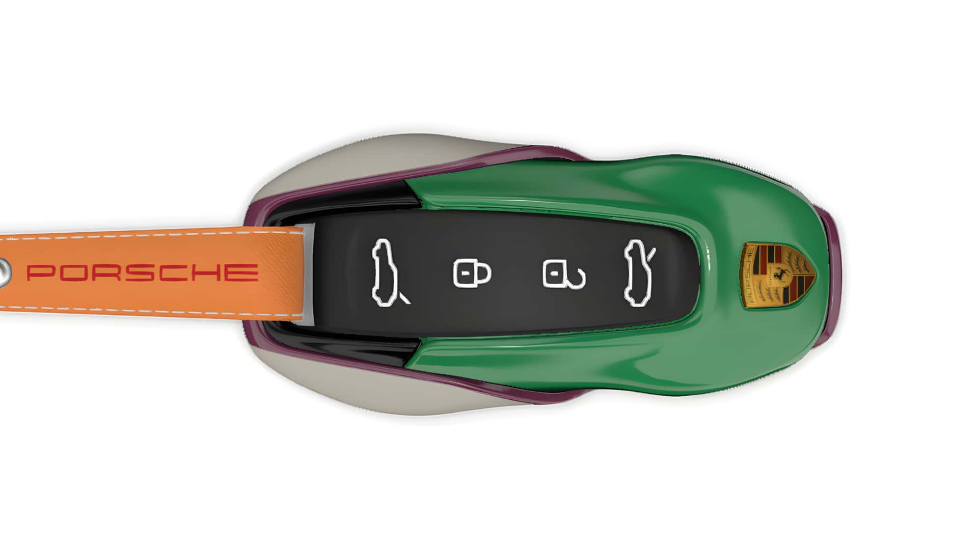 Color palette for the Cayenne EV key fob