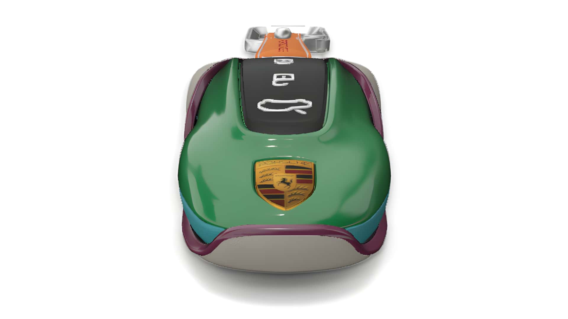Cayenne EV key fob with a unique design