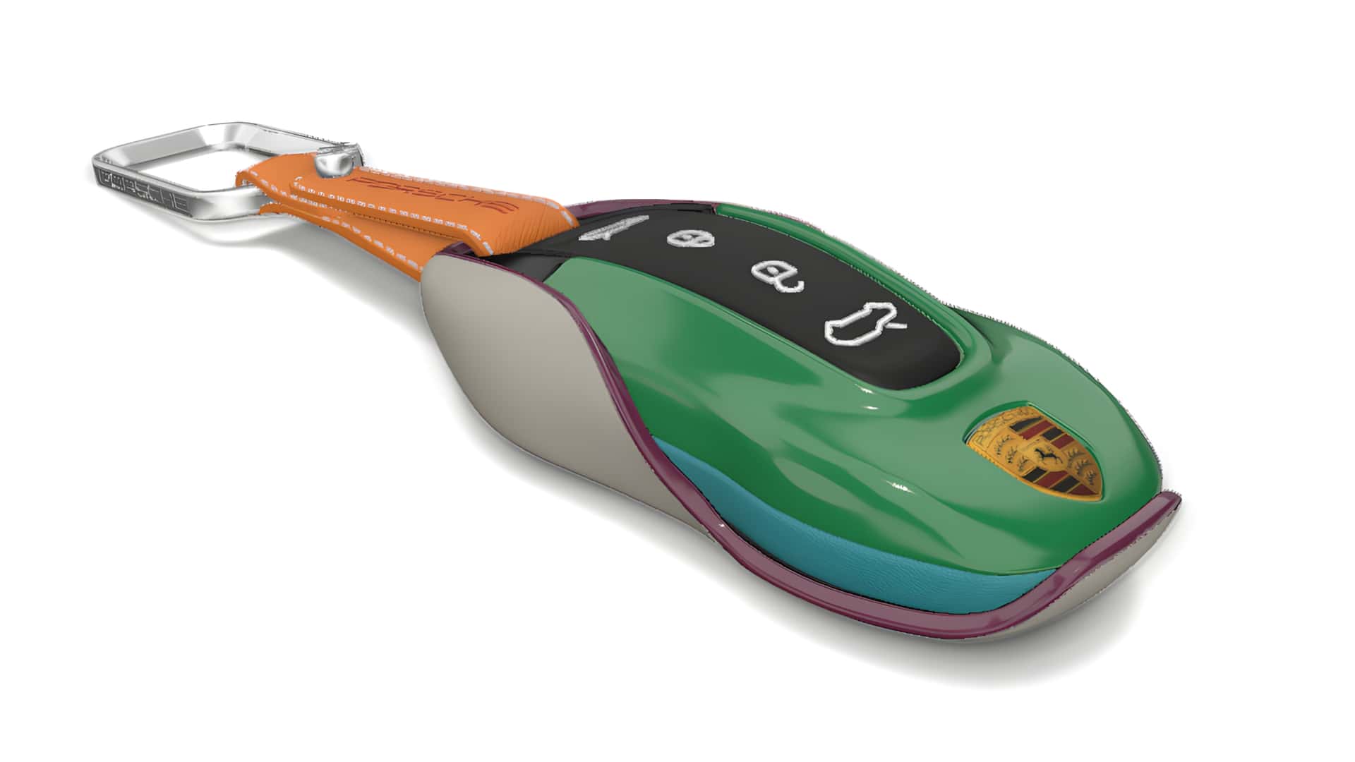 Individual Cayenne EV key fob customization