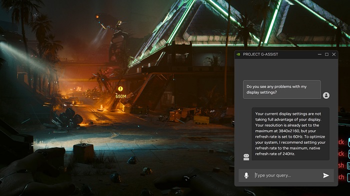 Projet G-Assist de NVIDIA : une IA innovante qui personnalisera le jeu, aidera à trouver des explications et expliquera toutes les nuances de l'intrigue.-10