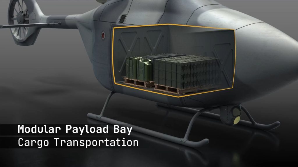 Démonstration de la technologie de l'hélicoptère Proteus