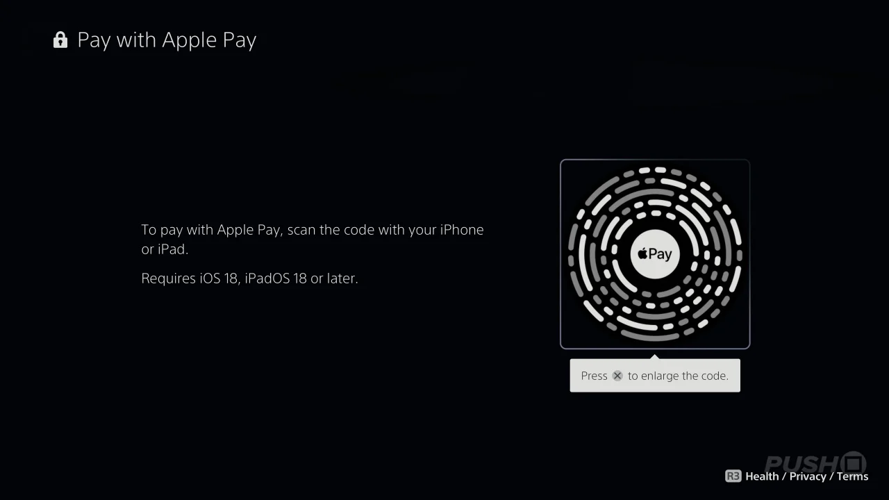 Confirmation de paiement via Face ID ou Touch ID