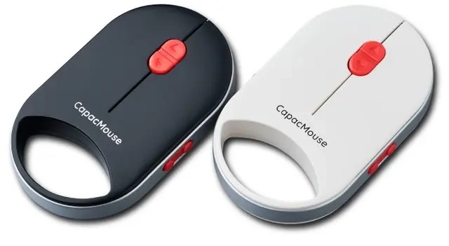 CapacMouse Pro у чорному та білому кольорах