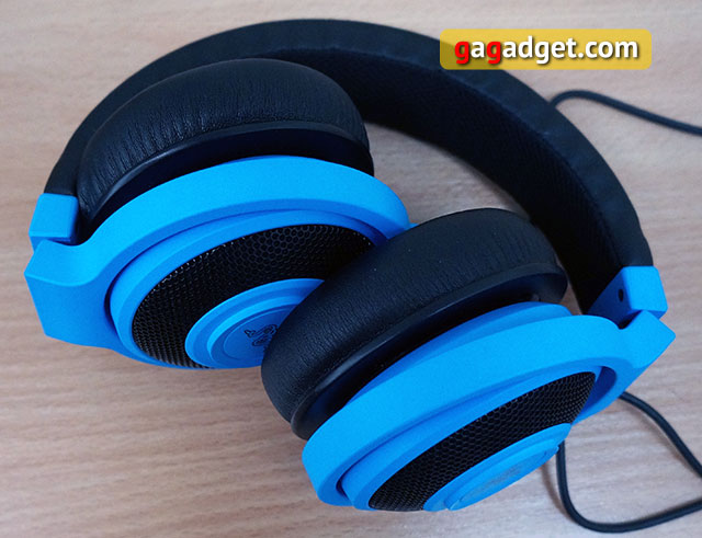 Голубой кракен: обзор игровой гарнитуры Razer Kraken Pro Neon-9