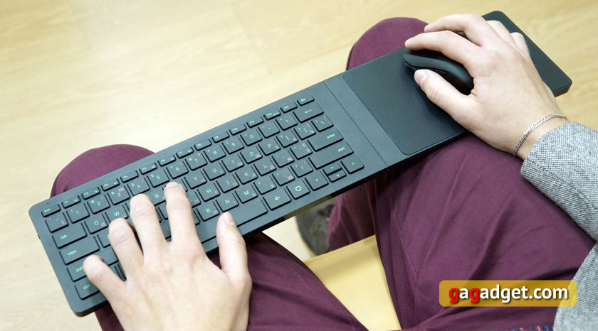 Обзор наколенного комплекта клавиатуры и мыши Razer Turret