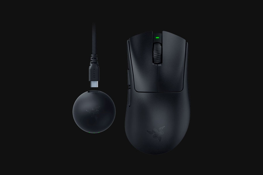 Panoramic view of the Razer DeathAdder V4 Pro