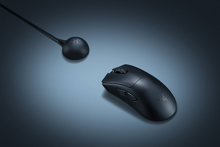 Top view of the Razer DeathAdder V4 Pro