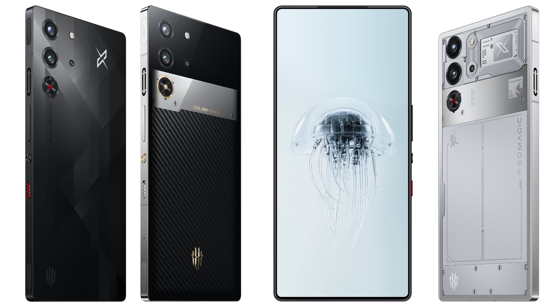 REDMAGIC 10 Pro in different colours