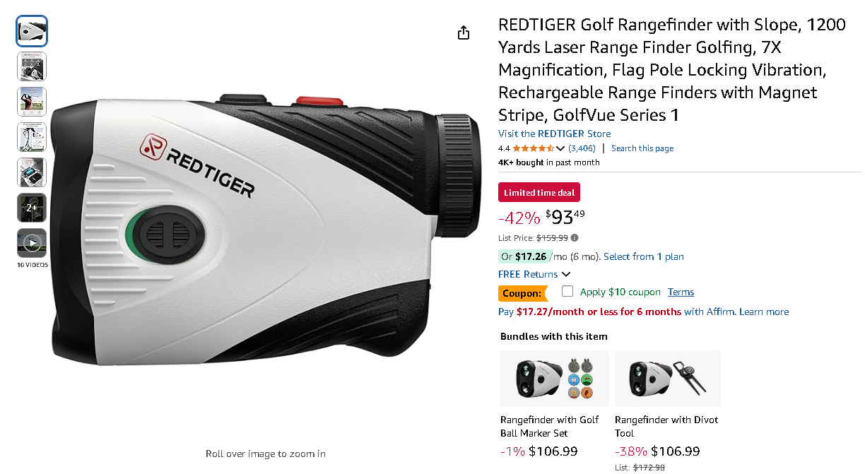REDTIGER Golf Rangefinder